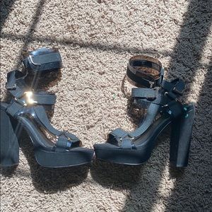 Black heels